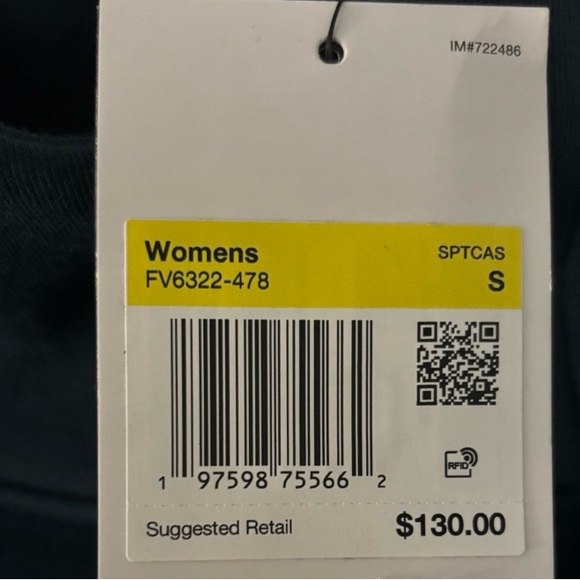 Nike Women's Dark Teal Hoodie - Picture 3 of 3